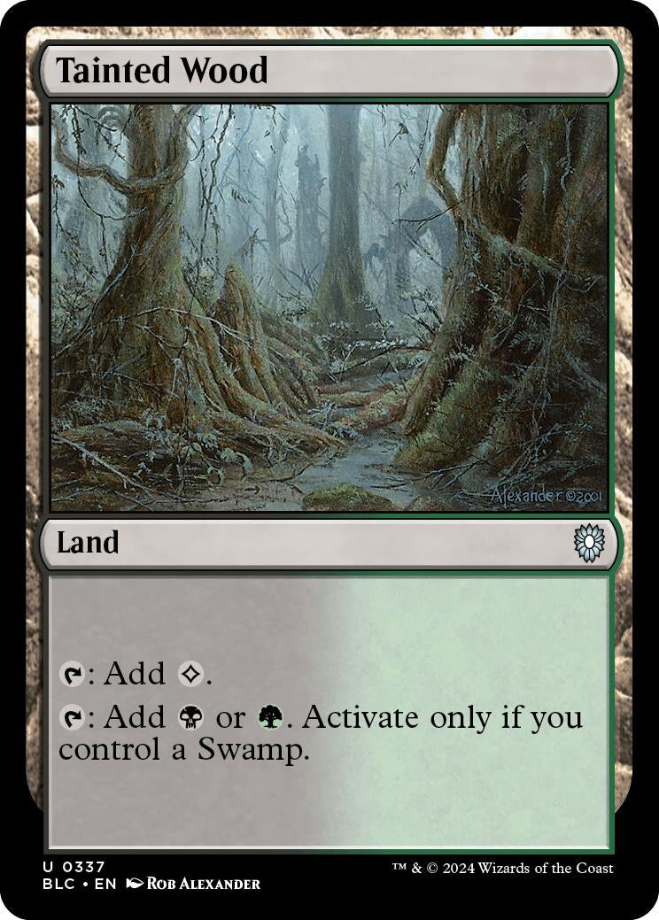 Image for Tainted Wood (337) (BLC) - Magic: The Gathering