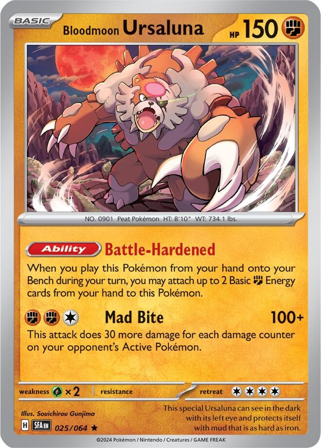Image for Bloodmoon Ursaluna (025/064) (SFA) - Pokemon
