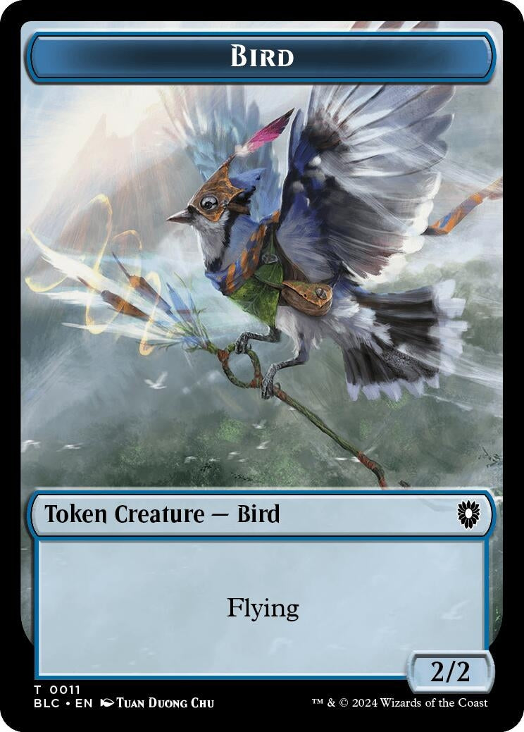 Image for Bird (0011) // Fish Double-Sided Token (11 // 7) (BLC) - Magic: The Gathering