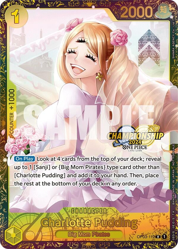 Image for Charlotte Pudding (Championship 2024) (OP03-112) (OP-PR) - One Piece Card Game