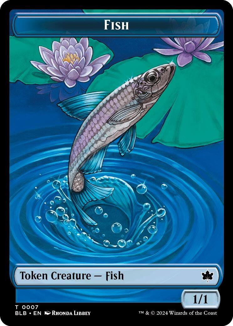 Image for Fish Token (7) (BLB) - Magic: The Gathering