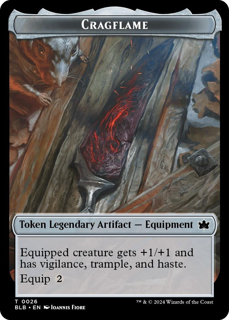 Image for Cragflame // Starscape Cleric Double-Sided Token (26 // 15) (BLB) - Magic: The Gathering