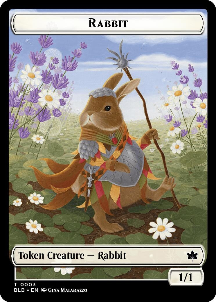 Image for Rabbit // Rabbit Double-Sided Token (3 // 3) (BLB) - Magic: The Gathering
