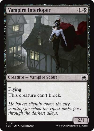 Image for Vampire Interloper (530) (FDN) - Magic: The Gathering