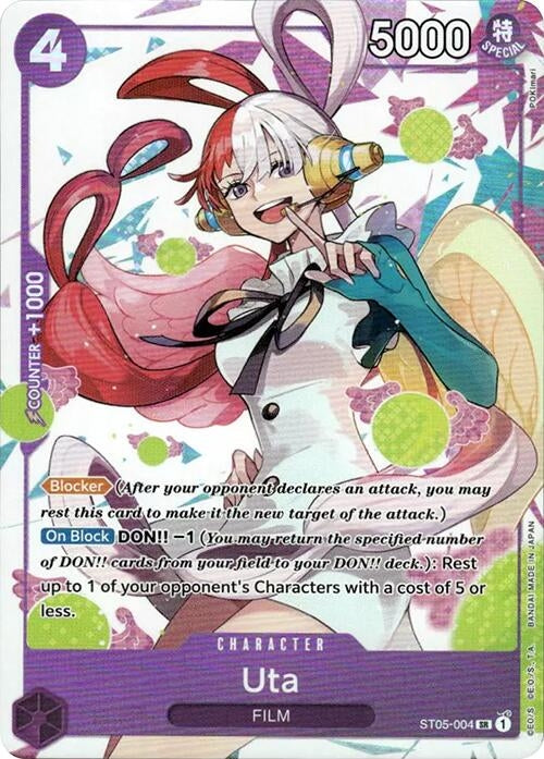 Image for Uta - ST05-004 (Premium Card Collection -Uta-) (ST05-004) (OP-PR) - One Piece Card Game