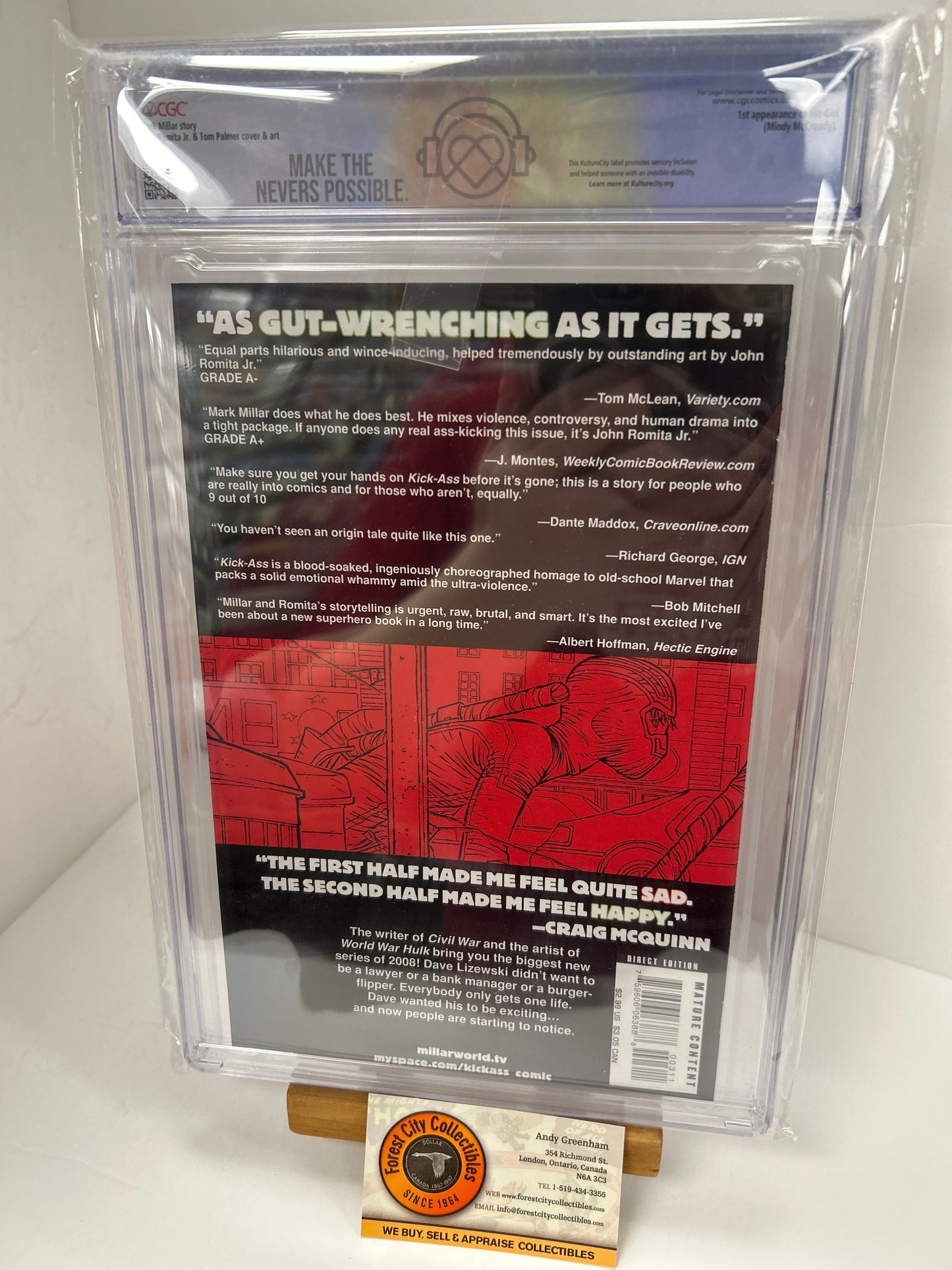 Kick-Ass #3 (White Pages) {CGC 9.8}