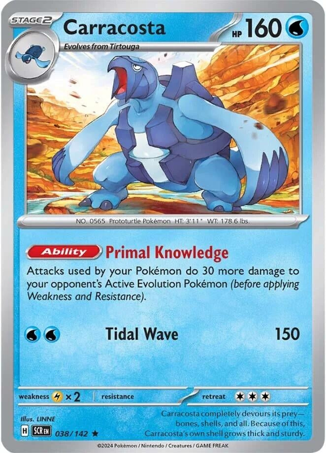 Image for Carracosta (038/142) (SCR) - Pokemon