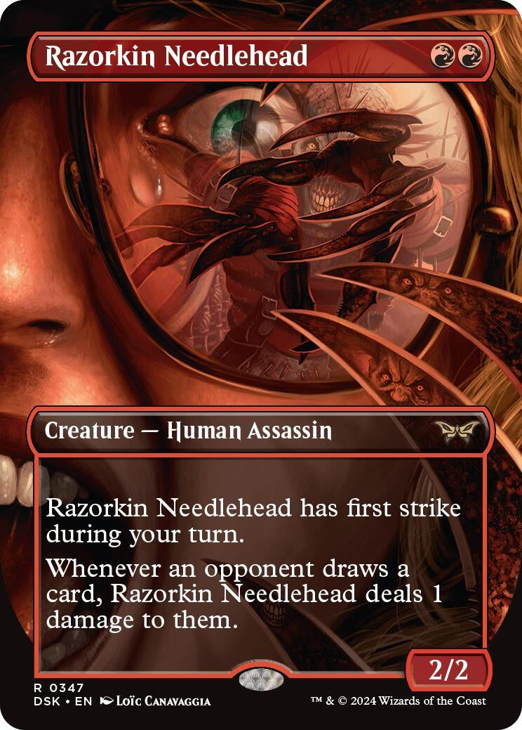 Image for Razorkin Needlehead (Borderless) (347) (DSK) - Magic: The Gathering
