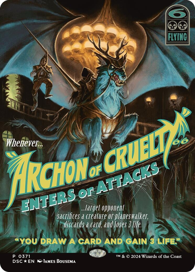 Image for Archon of Cruelty (Showcase) (371) (DSC) - Magic: The Gathering