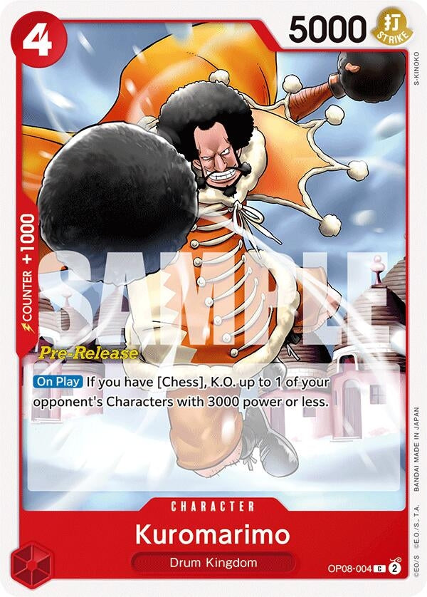 Image for Kuromarimo (OP08-004) (OP08 PRE) - One Piece Card Game