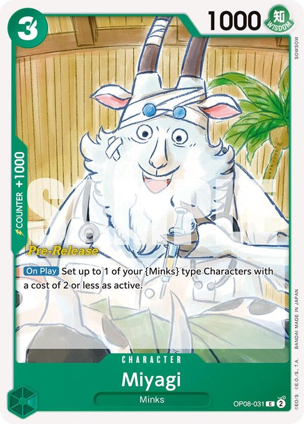 Image for Miyagi (OP08-031) (OP08 PRE) - One Piece Card Game