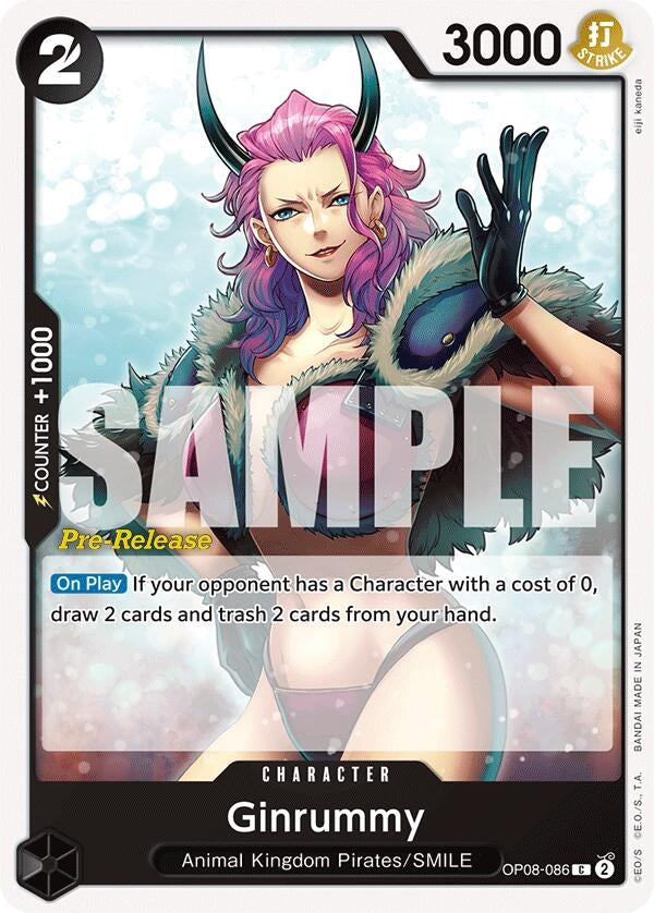 Image for Ginrummy (OP08-086) (OP08 PRE) - One Piece Card Game