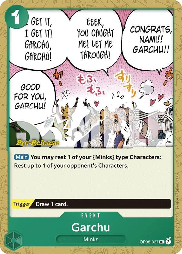 Image for Garchu (OP08-037) (OP08 PRE) - One Piece Card Game