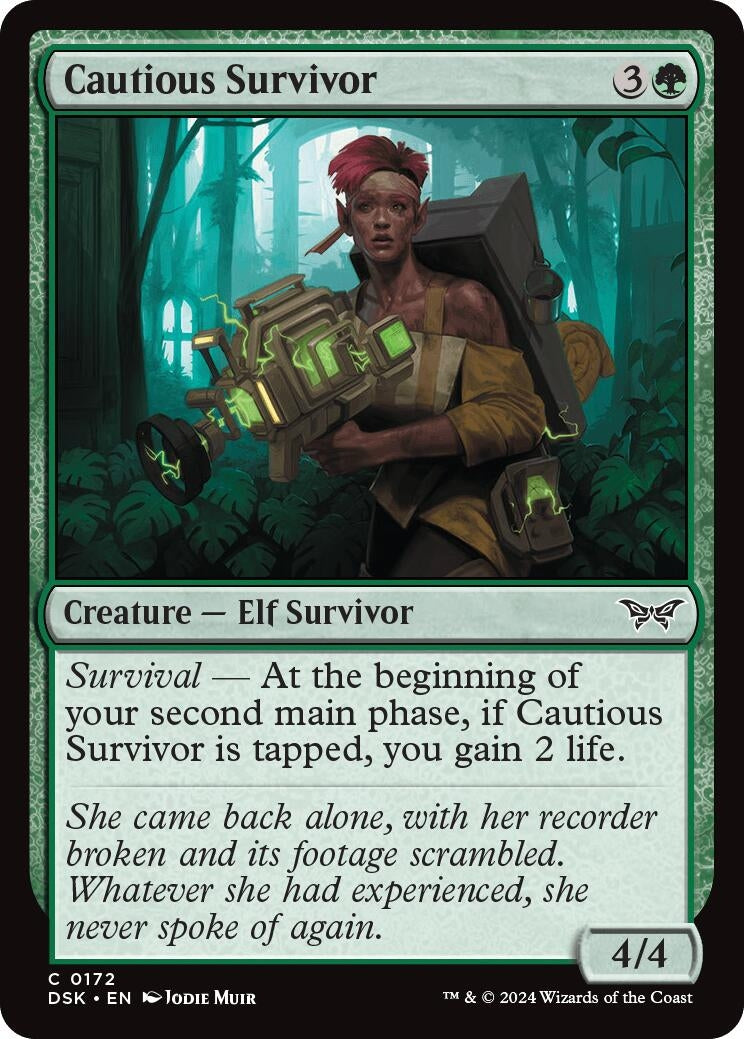 Image for Cautious Survivor (172) (DSK) - Magic: The Gathering