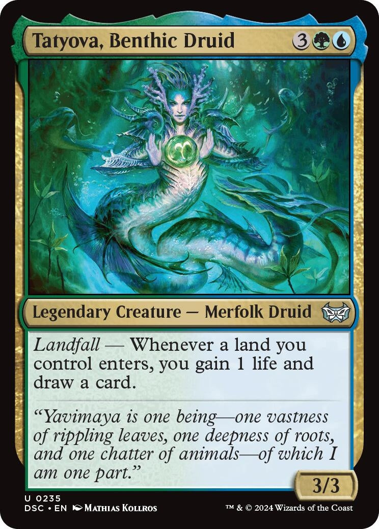 Image for Tatyova, Benthic Druid (235) (DSC) - Magic: The Gathering