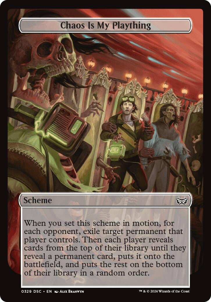 Image for Chaos is My Plaything (Full Art) (329) (A:DSC) - Magic: The Gathering