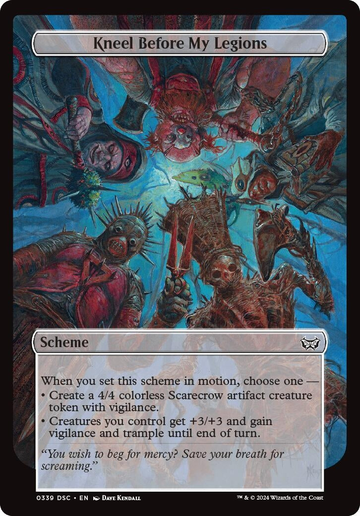 Image for Kneel Before My Legions (Full Art) (339) (A:DSC) - Magic: The Gathering