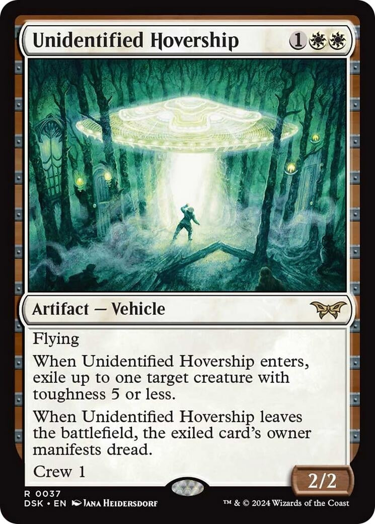 Image for Unidentified Hovership (37) (DSK) - Magic: The Gathering