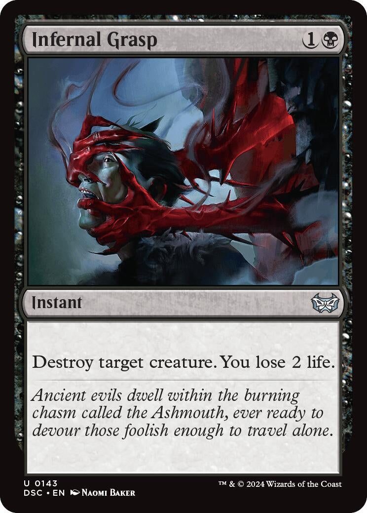 Image for Infernal Grasp (143) (DSC) - Magic: The Gathering