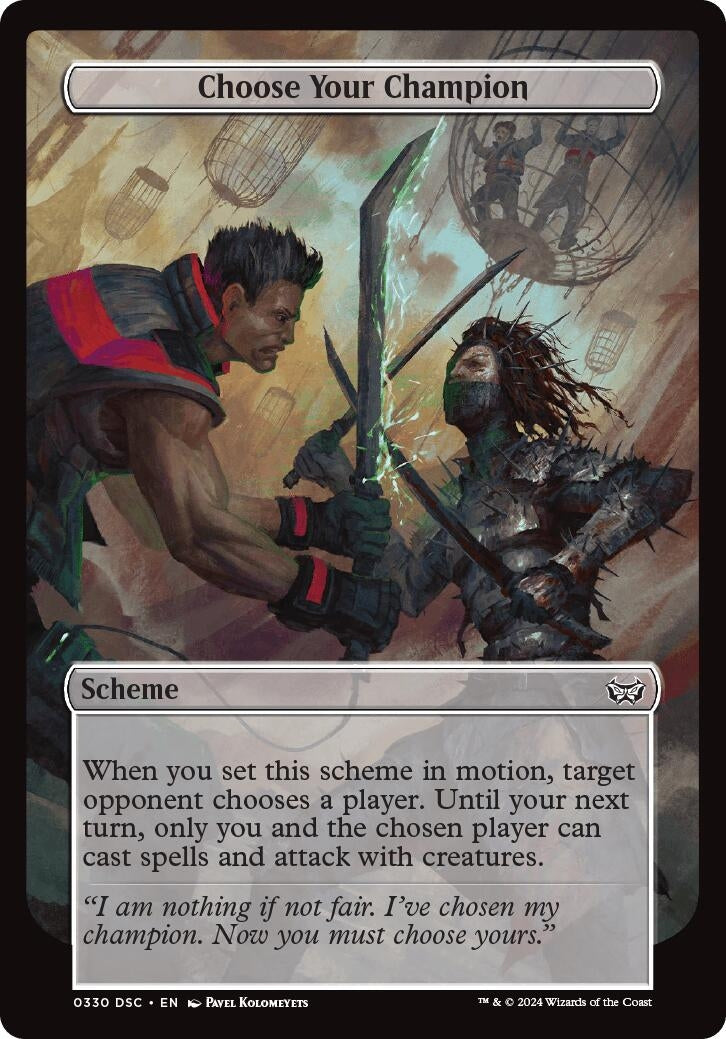 Image for Choose Your Champion (Full Art) (330) (A:DSC) - Magic: The Gathering