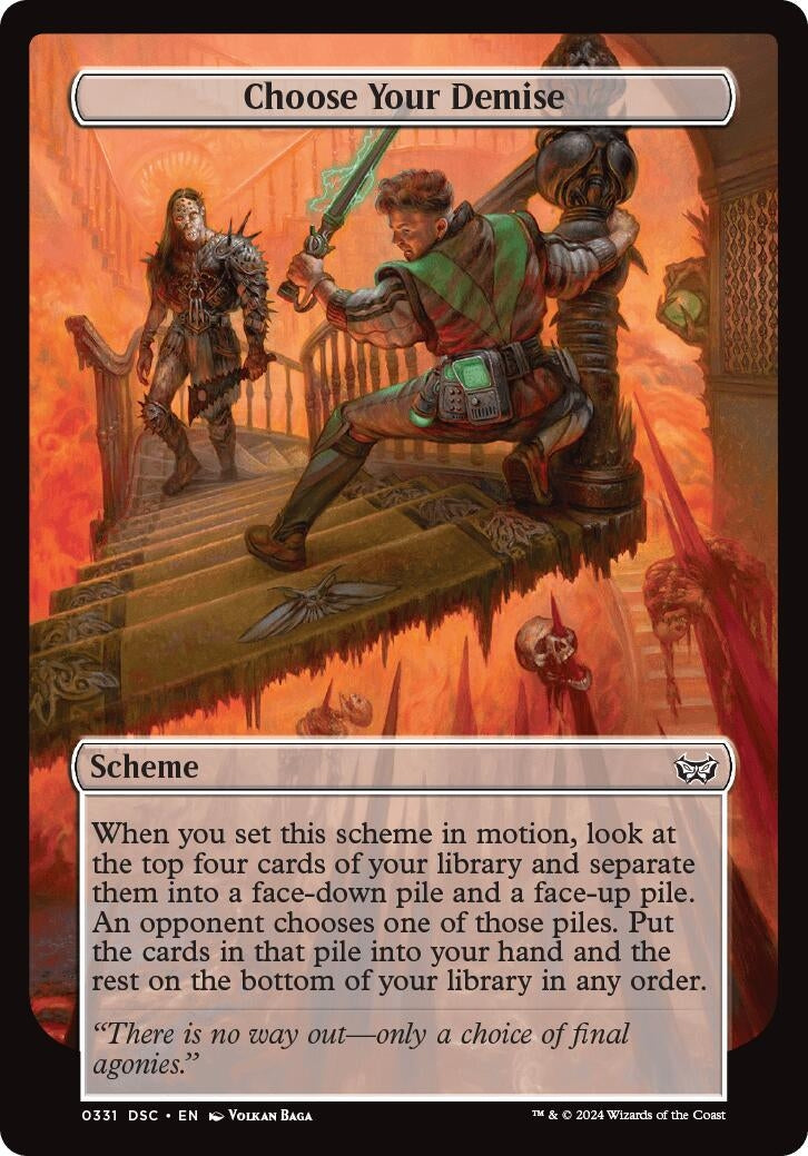 Image for Choose Your Demise (Full Art) (331) (A:DSC) - Magic: The Gathering