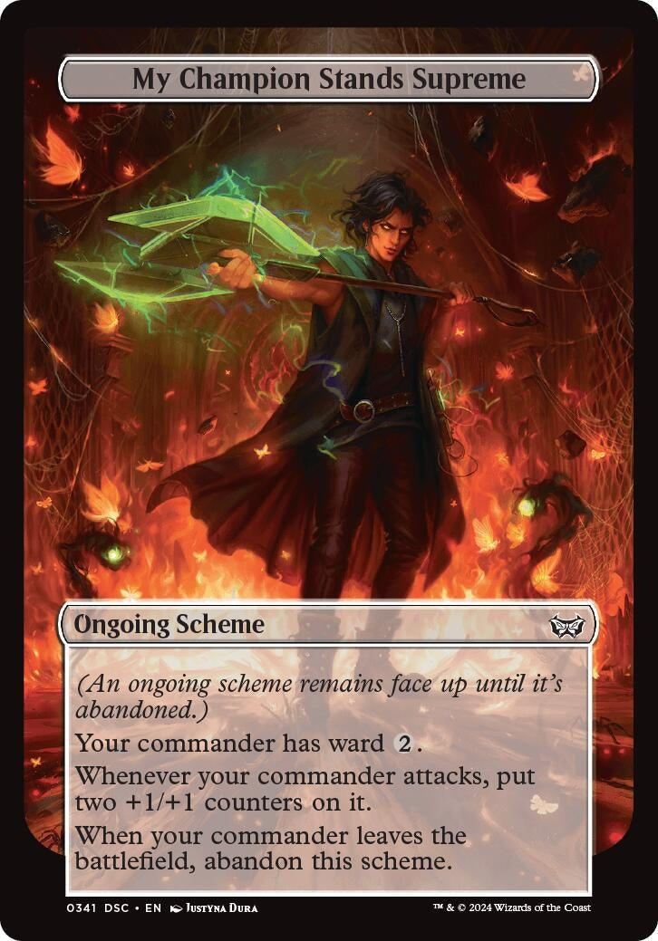 Image for My Champion Stands Supreme (Full Art) (341) (A:DSC) - Magic: The Gathering