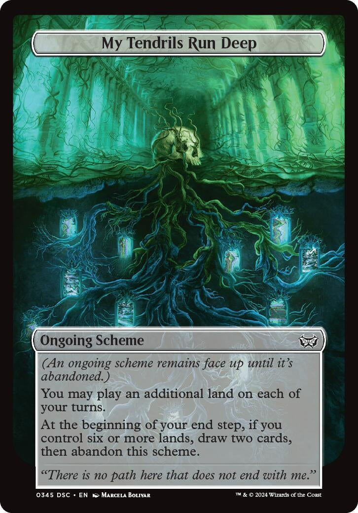 Image for My Tendrils Run Deep (Full Art) (345) (A:DSC) - Magic: The Gathering