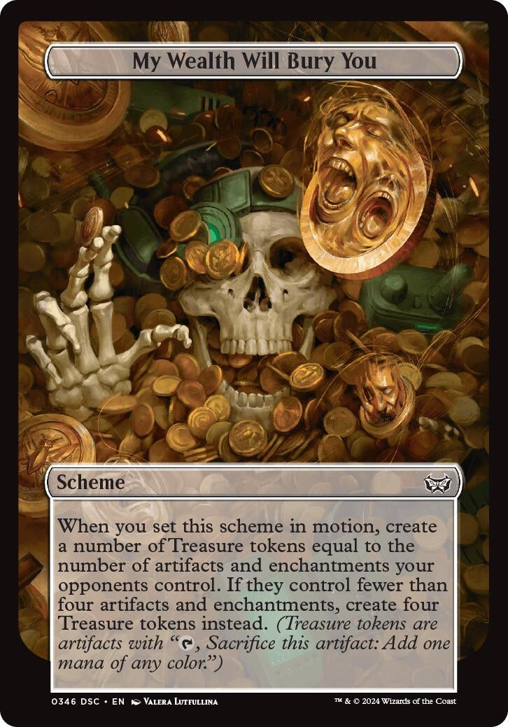 Image for My Wealth Will Bury You (Full Art) (346) (A:DSC) - Magic: The Gathering