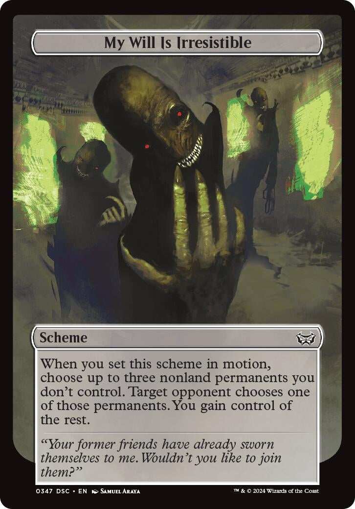 Image for My Will Is Irresistible (Full Art) (347) (A:DSC) - Magic: The Gathering