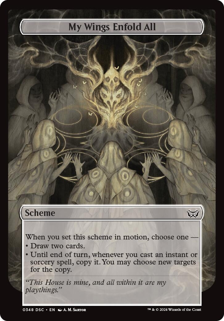 Image for My Wings Enfold All (Full Art) (348) (A:DSC) - Magic: The Gathering