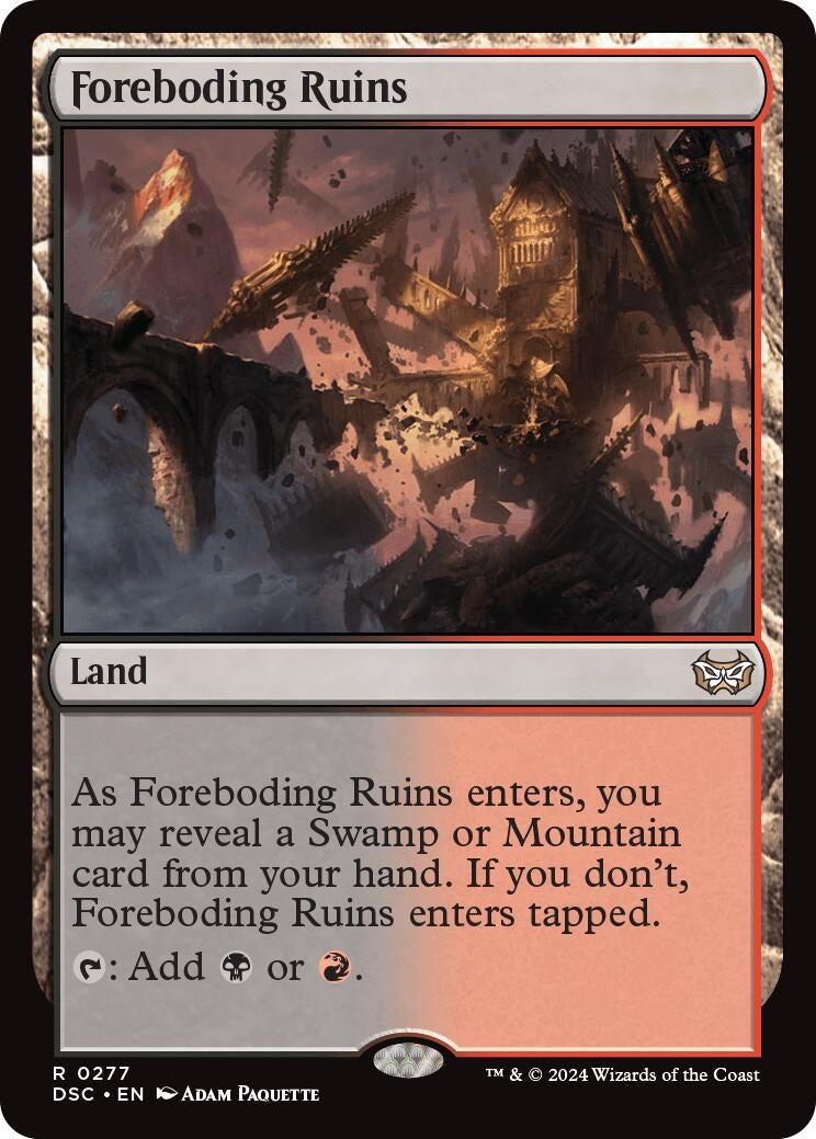 Image for Foreboding Ruins (277) (DSC) - Magic: The Gathering