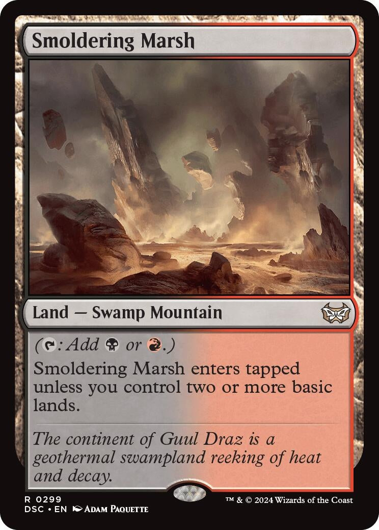Image for Smoldering Marsh (299) (DSC) - Magic: The Gathering