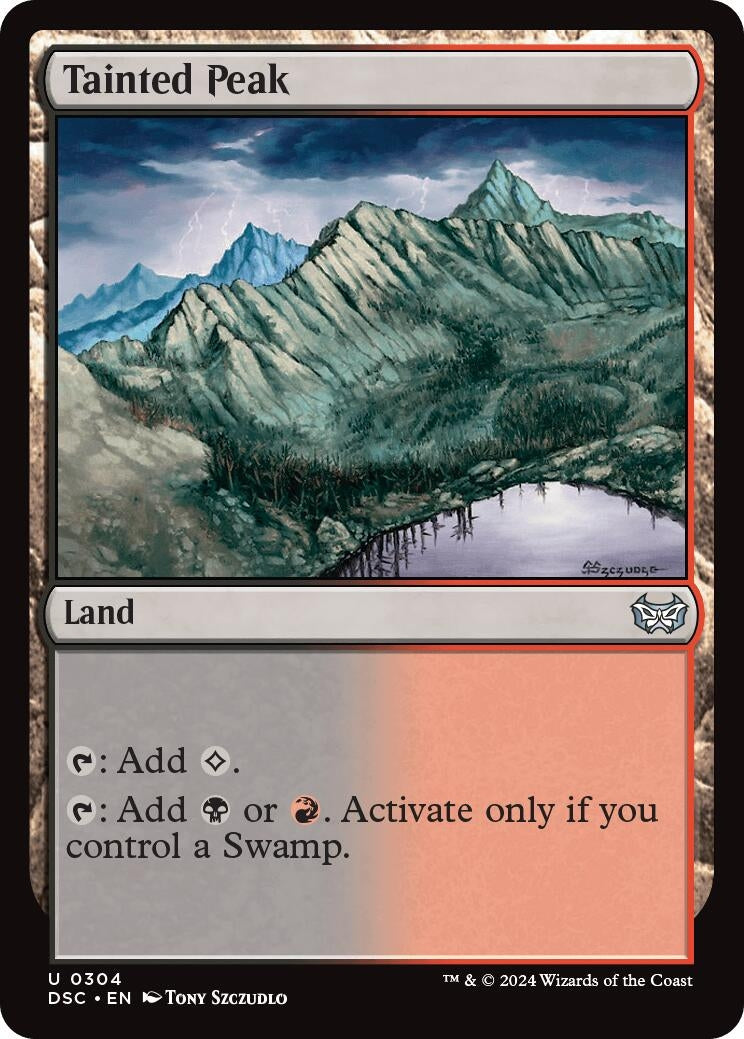 Image for Tainted Peak (304) (DSC) - Magic: The Gathering