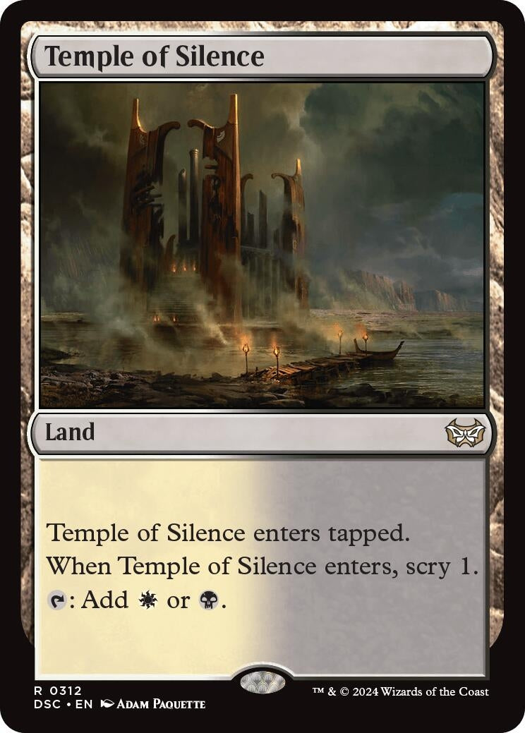 Image for Temple of Silence (312) (DSC) - Magic: The Gathering