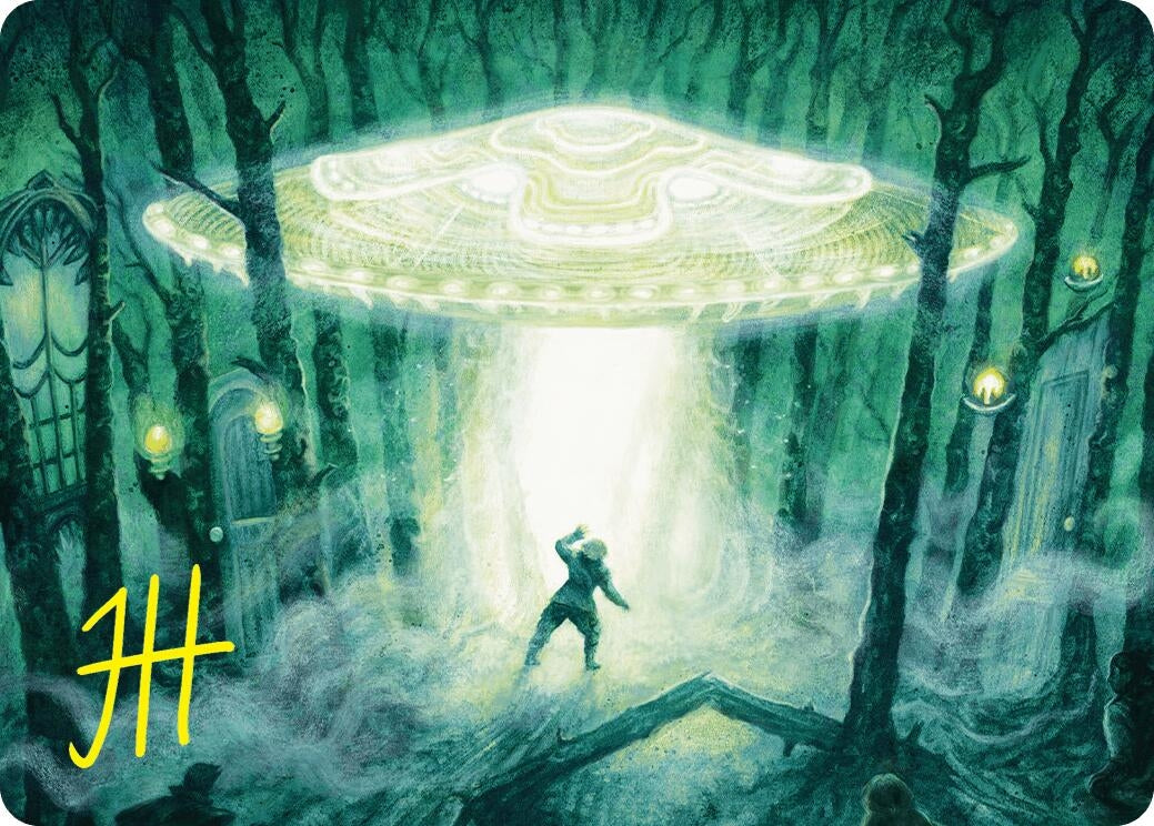 Image for Unidentified Hovership Art Card (Gold-Stamped Signature) (2) (ASDSK) - Magic: The Gathering
