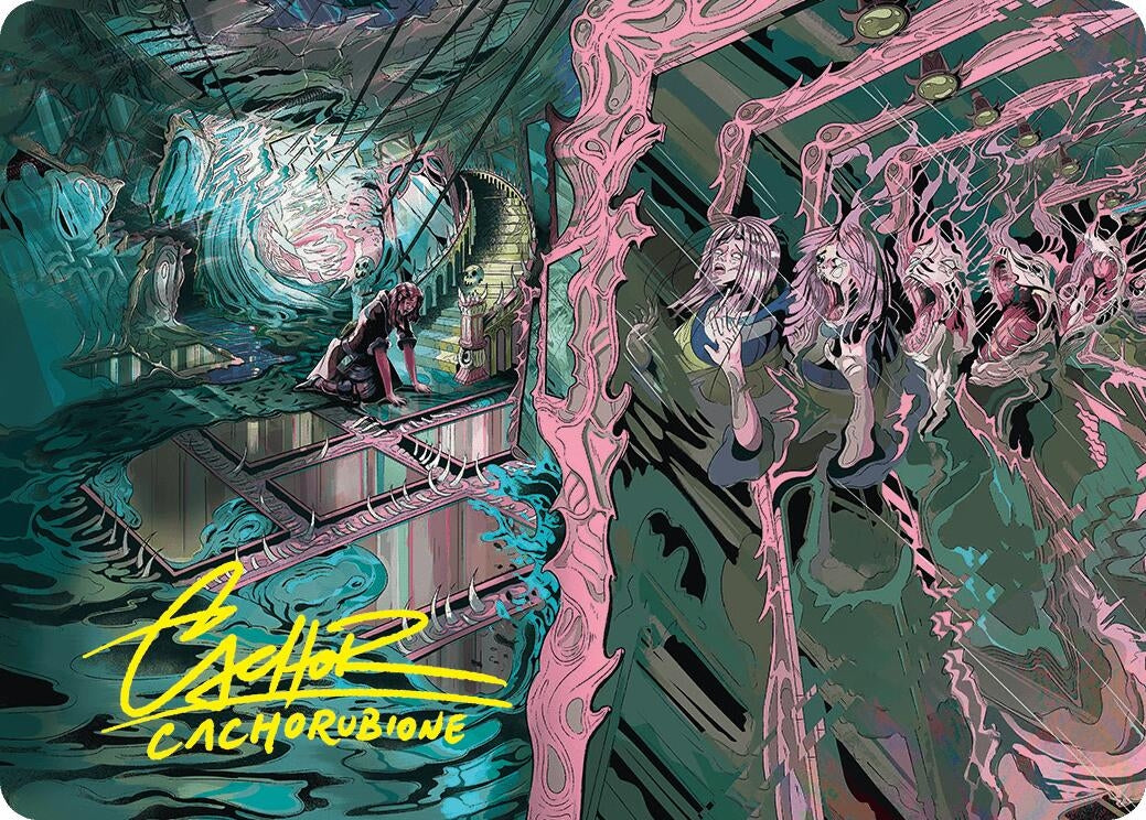 Image for Mirror Room // Fractured Realm Art Card (Gold-Stamped Signature) (36) (ASDSK) - Magic: The Gathering
