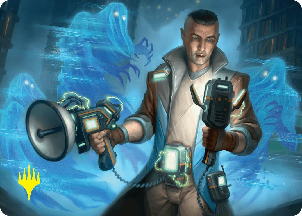 Image for Paranormal Analyst Art Card (Gold-Stamped Signature) (5) (ASDSK) - Magic: The Gathering