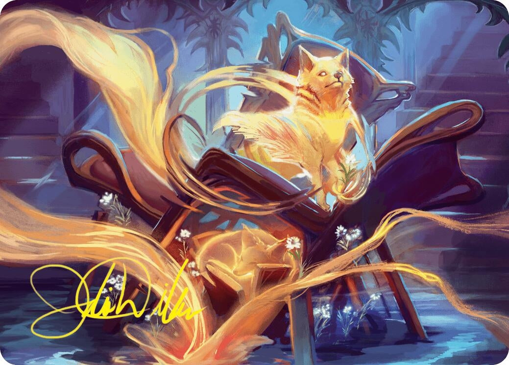 Image for Inquisitive Glimmer Art Card (Gold-Stamped Signature) (17) (ASDSK) - Magic: The Gathering