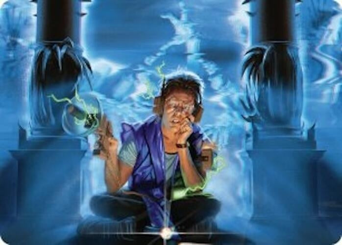 Image for Oblivious Bookworm Art Card (22) (ASDSK) - Magic: The Gathering