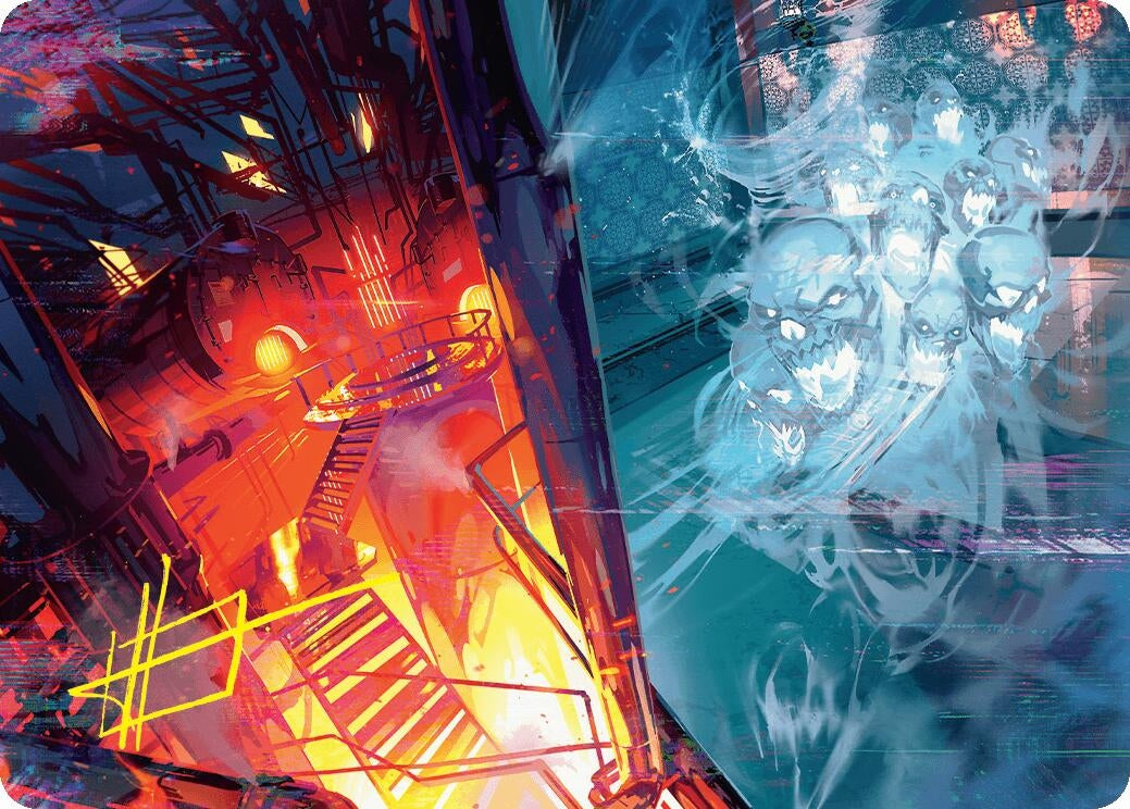 Image for Roaring Furnace // Steaming Sauna Art Card (Gold-Stamped Signature) (37) (ASDSK) - Magic: The Gathering
