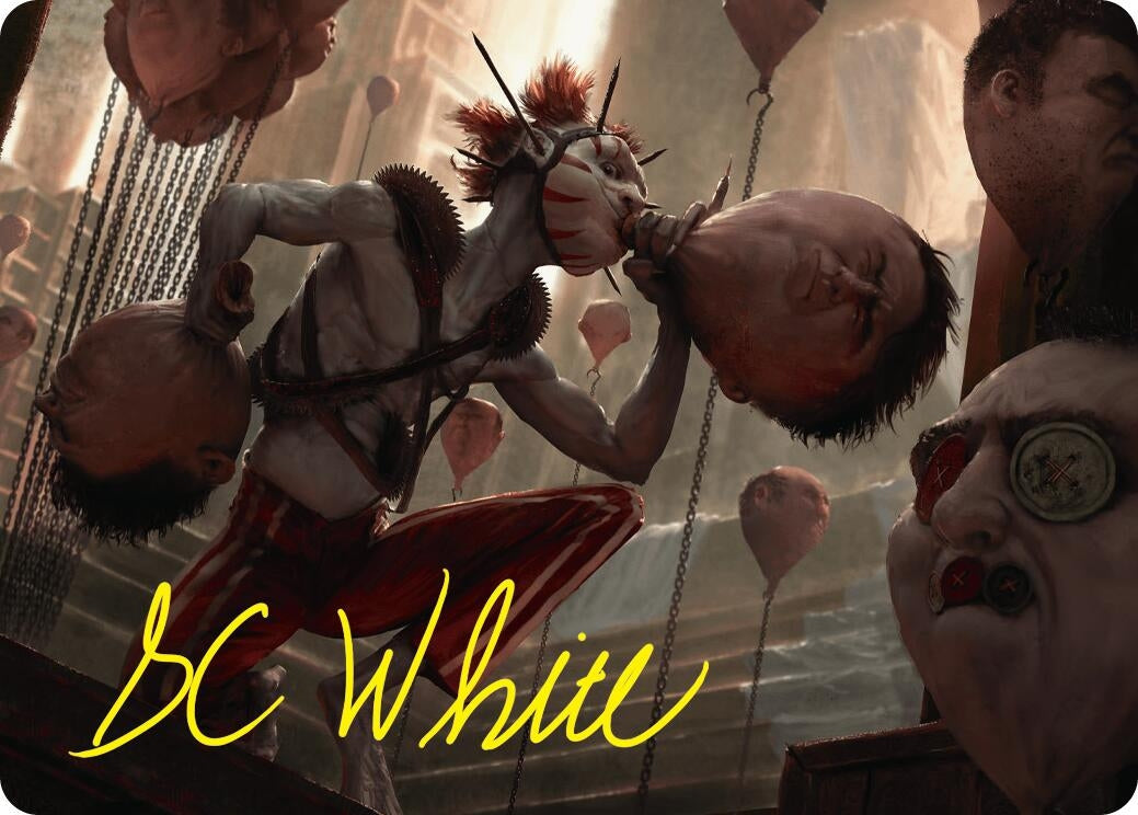 Image for The Jolly Balloon Man Art Card (Gold-Stamped Signature) (18) (ASDSK) - Magic: The Gathering