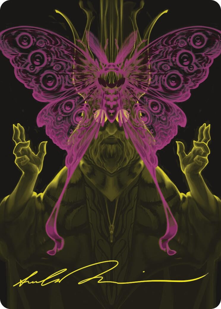 Image for Victor, Valgavoth's Seneschal Art Card (44/54) (Gold-Stamped Signature) (44) (ASDSK) - Magic: The Gathering