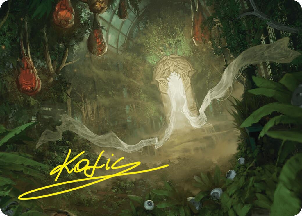 Image for Hushwood Verge Art Card (Gold-Stamped Signature) (26) (ASDSK) - Magic: The Gathering