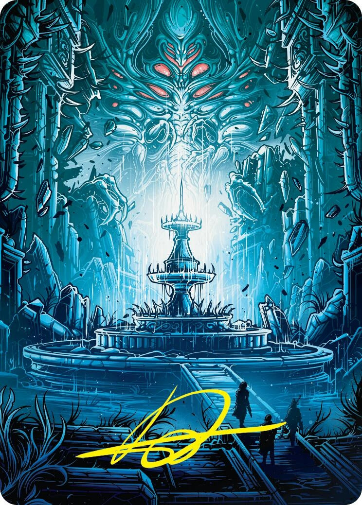 Image for Island Art Card (Gold-Stamped Signature) (28) (ASDSK) - Magic: The Gathering