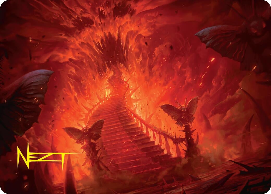 Image for Mountain Art Card (Gold-Stamped Signature) (30) (ASDSK) - Magic: The Gathering