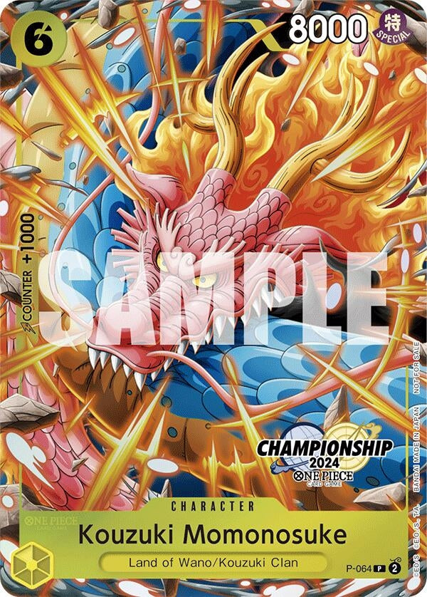 Image for Kouzuki Momonosuke (CS 2024 Event Pack Finalist) (P-064) (OP-PR) - One Piece Card Game