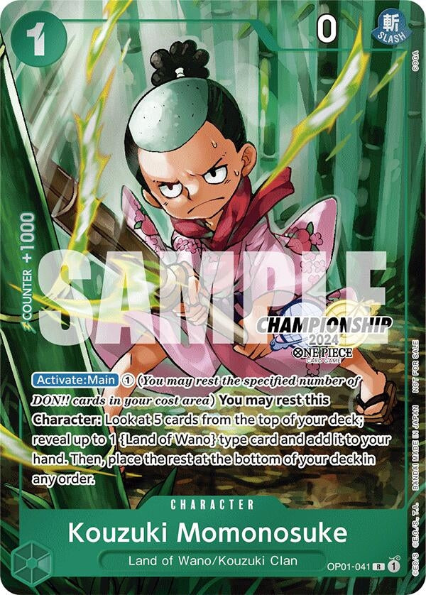 Image for Kouzuki Momonosuke (CS 2024 Celebration Pack) (OP01-041) (OP-PR) - One Piece Card Game