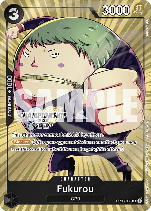 Image for Fukurou (CS 2024 Celebration Pack) (OP03-088) (OP-PR) - One Piece Card Game
