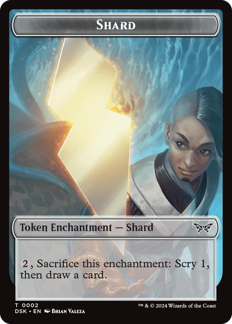 Image for Shard // Treasure Double-Sided Token (2 // 15) (DSK) - Magic: The Gathering