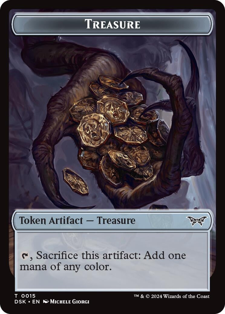 Image for Treasure Token (15) (DSK) - Magic: The Gathering
